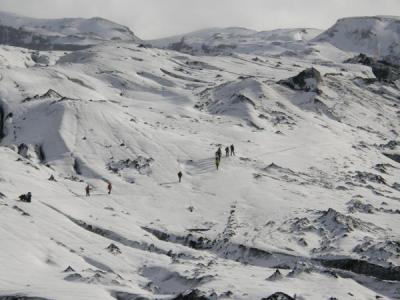 Caminatas sobre glaciares en Islandia