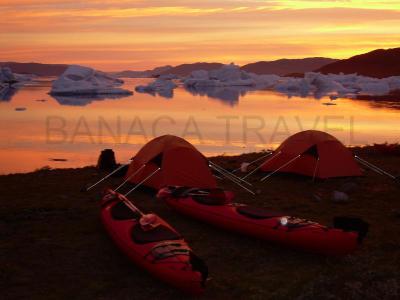 Kayak y trekking en Groenlandia