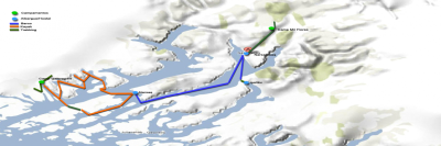 Kayak y trekking en Groenlandia